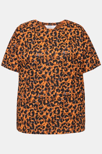 Leopard Print Short Sleeve Tee