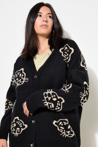 Leopard Head Cardigan