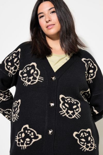 Leopard Head Cardigan