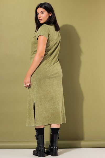 Acid Wash Jersey Dress