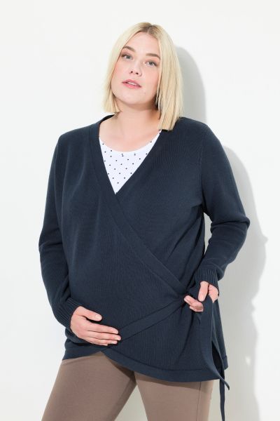 Wrap Maternity/Nursing Sweater