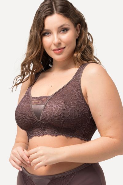 Lace Detail Wirefree Bralette