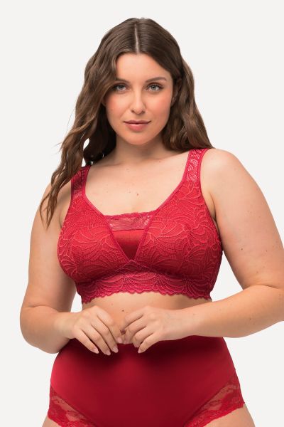 Lace Detail Wirefree Bralette