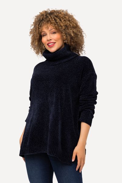 Soft Textured Chenille Oversized Fit Sweater