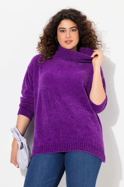 Soft Textured Chenille Oversized Fit Sweater