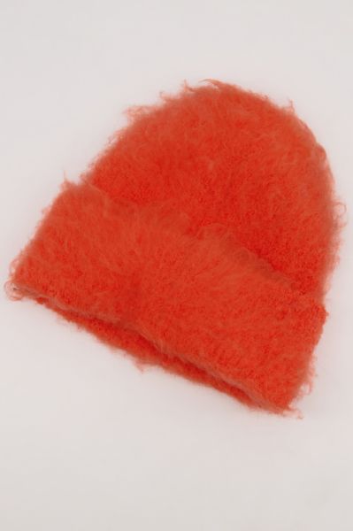 Fuzzy Knit Boucle Beanie