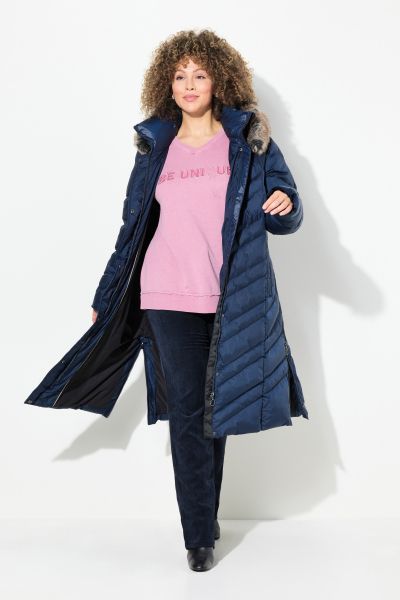 Detachable Hood Puffer Coat