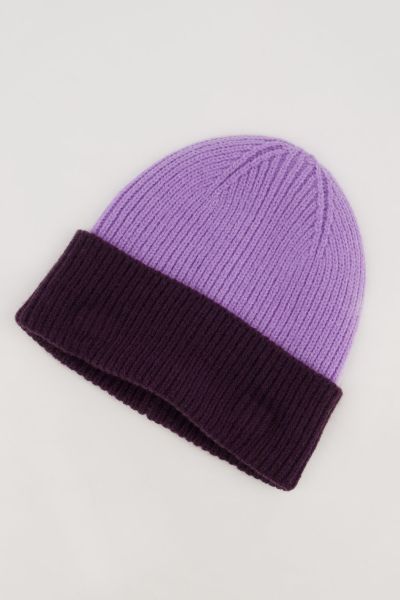 Knit Two-Tone Beanie