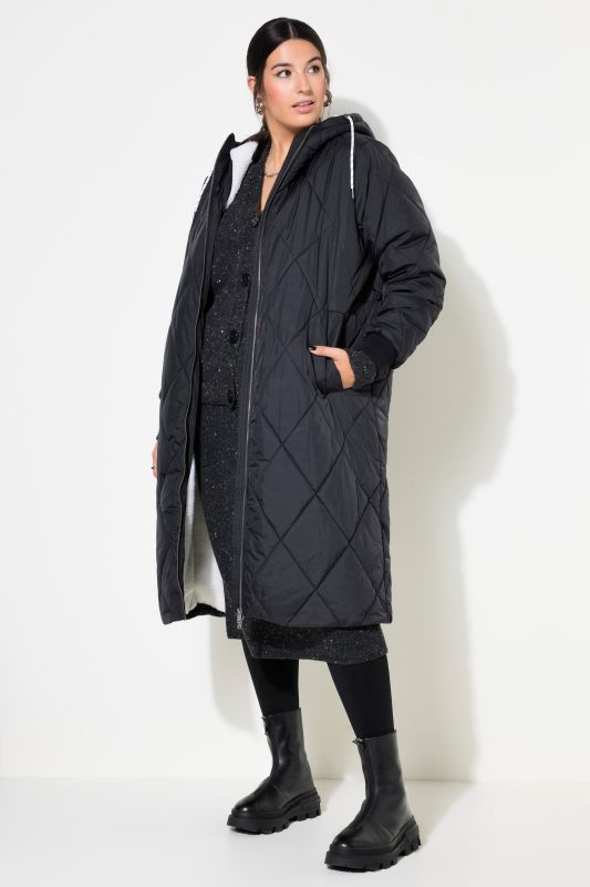 Quilted Teddy-Lined Coat