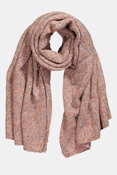 Heather Knit Wool Blend Scarf