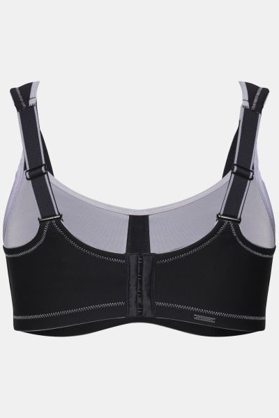 Supportive Wirefree Stretch Microfiber Sport Bra