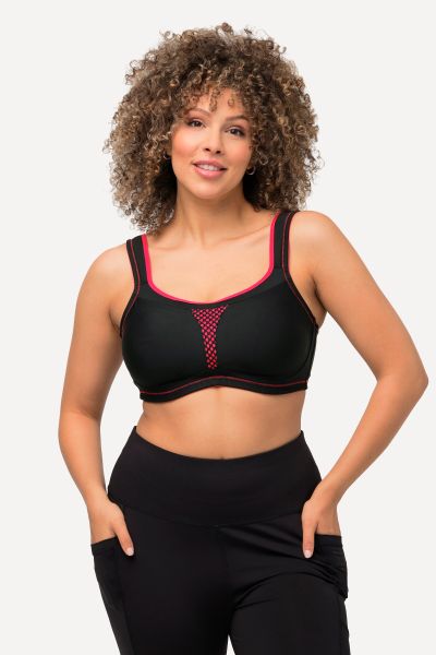 Supportive Wirefree Stretch Microfiber Sport Bra