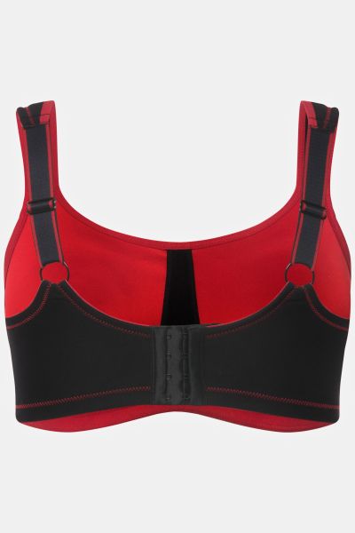 Supportive Wirefree Stretch Microfiber Sport Bra