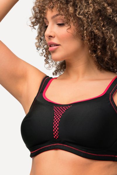 Supportive Wirefree Stretch Microfiber Sport Bra