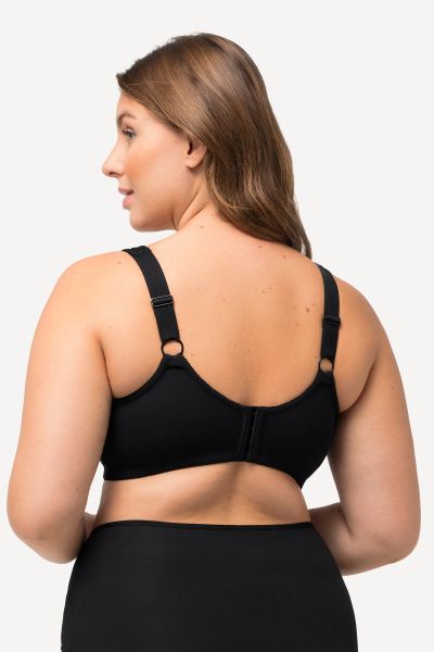 Lace Inset Wirefree Kelly Fit Support Bra