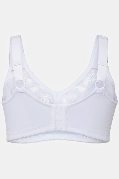 Lace Inset Wirefree Kelly Fit Support Bra