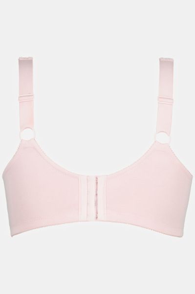 Lace Inset Wirefree Kelly Fit Support Bra