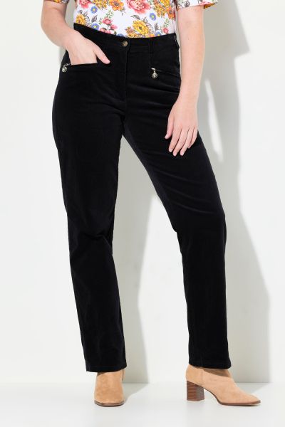 Mony Stretch Corduroy Zip Pocket Pants