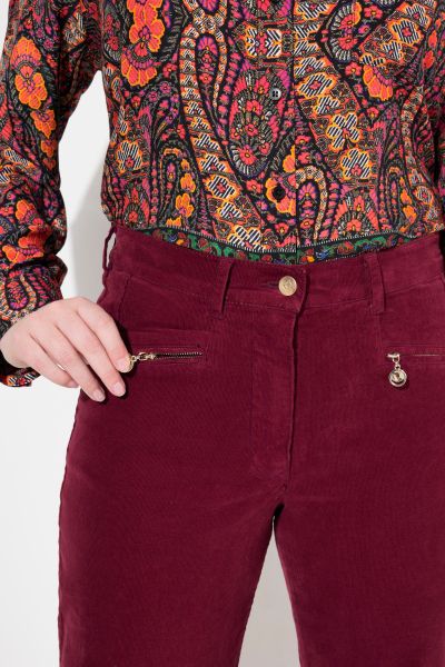 Mony Stretch Corduroy Zip Pocket Pants