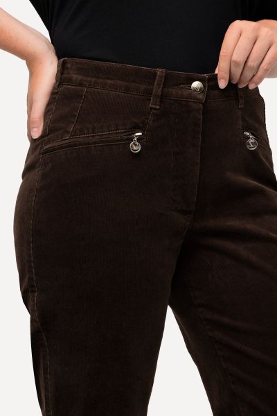 Mony Stretch Corduroy Zip Pocket Pants