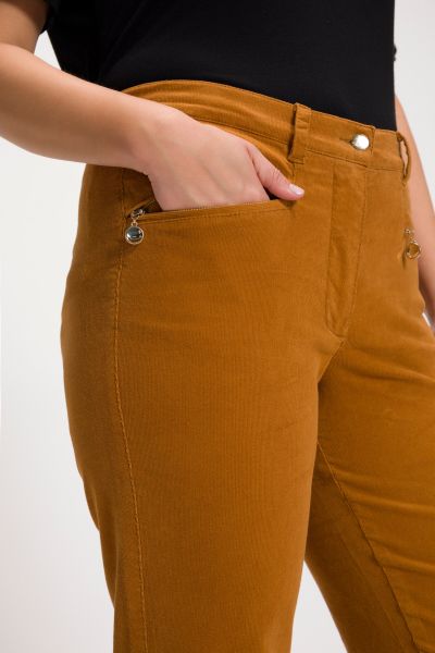 Mony Stretch Corduroy Zip Pocket Pants