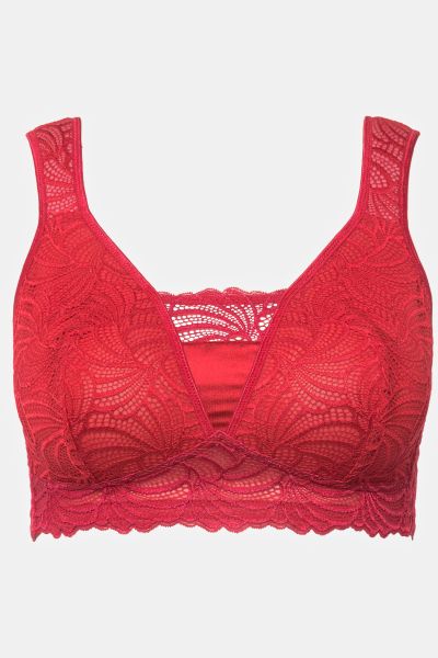 Lace Detail Wirefree Bralette