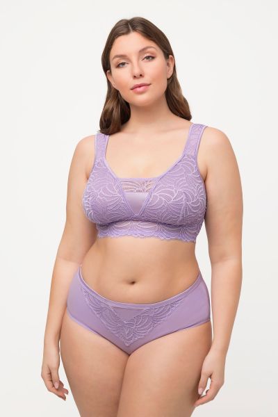 Lace Detail Wirefree Bralette