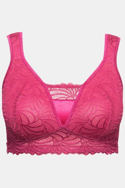 Lace Detail Wirefree Bralette