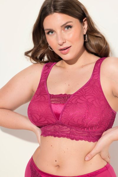 Lace Detail Wirefree Bralette