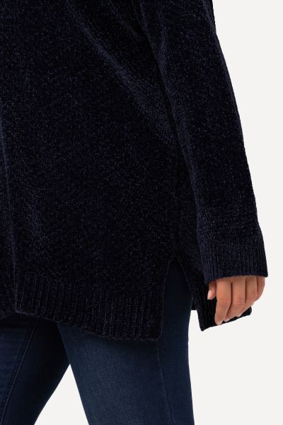 Soft Textured Chenille Oversized Fit Sweater