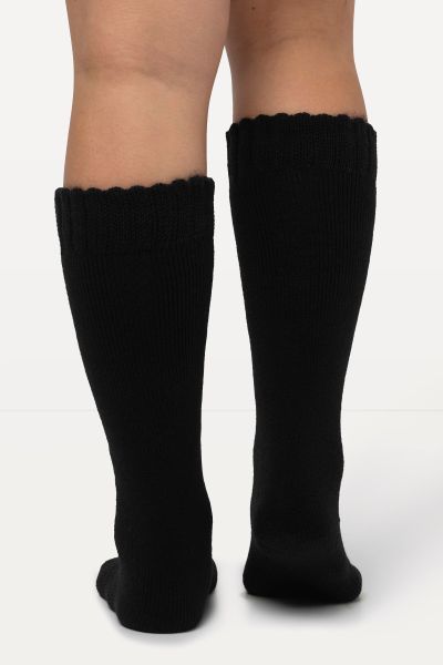 Fleece-Lined Knee Socks