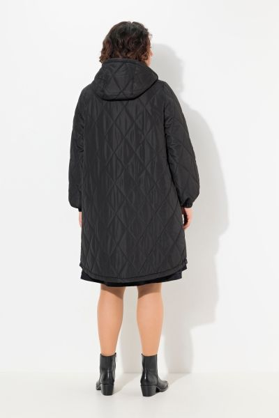 Lightly Quilted Water Repellent Coat