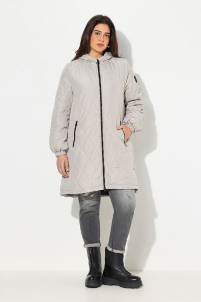 Lightly Quilted Water Repellent Coat