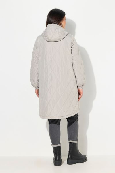 Lightly Quilted Water Repellent Coat