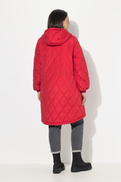 Lightly Quilted Water Repellent Coat