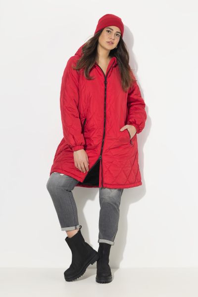 Lightly Quilted Water Repellent Coat