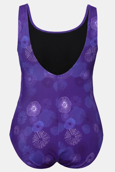 Jellyfish Print One Piece Swimsuit