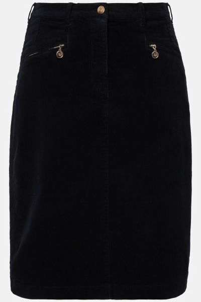 Corduroy Midi Skirt