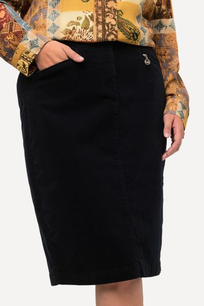 Corduroy Midi Skirt