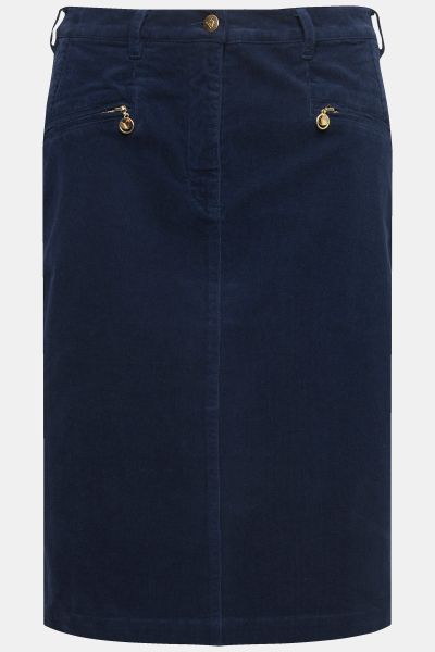 Corduroy Midi Skirt