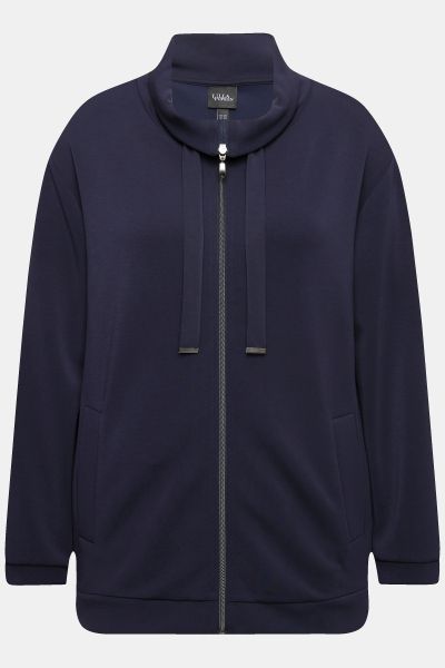 Modal Blend Zip-Up Sweatshirt