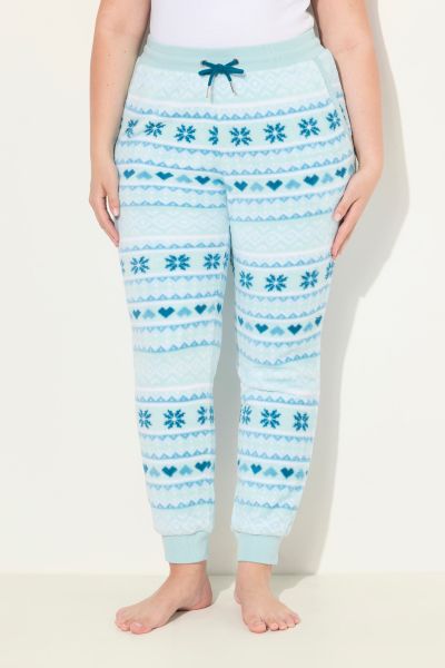 Alpine Striped Plush Loungewear Pants