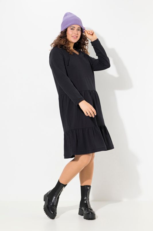 Tiered Sweatshirt Dress