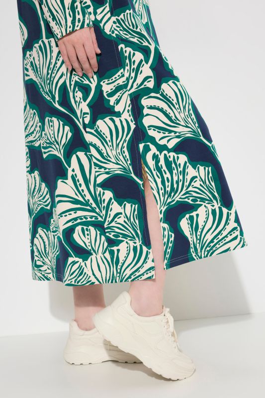 Eco Cotton Ginkgo Leaf Dress