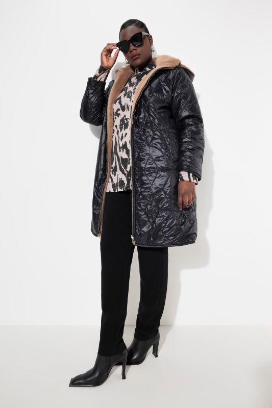 Reversible Faux Fur Coat