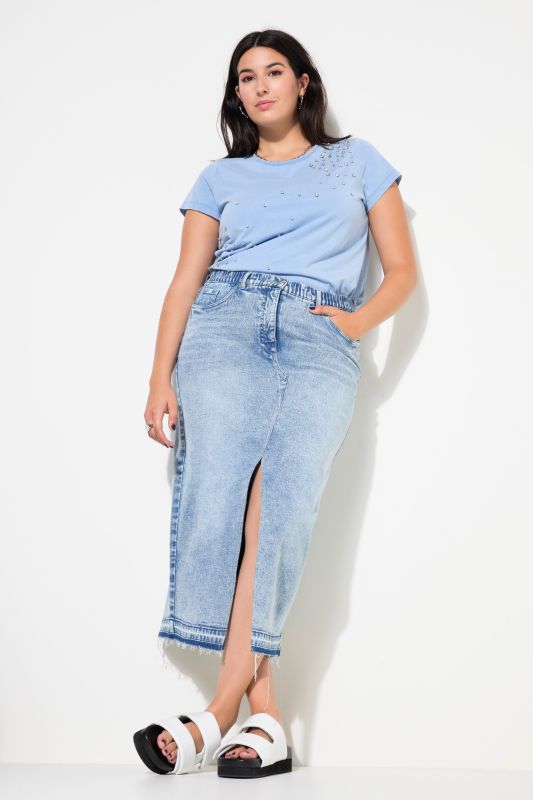 Stonewash Denim Skirt