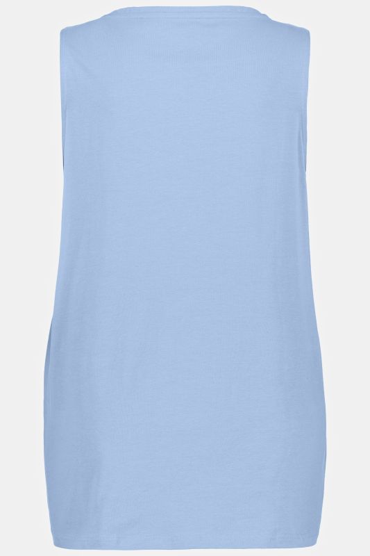 Essential V-Neck Stretch Cotton Tank