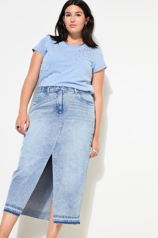 Stonewash Denim Skirt