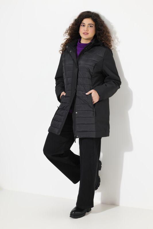 HYPRAR Mixed Texture Water-Repellent Jacket