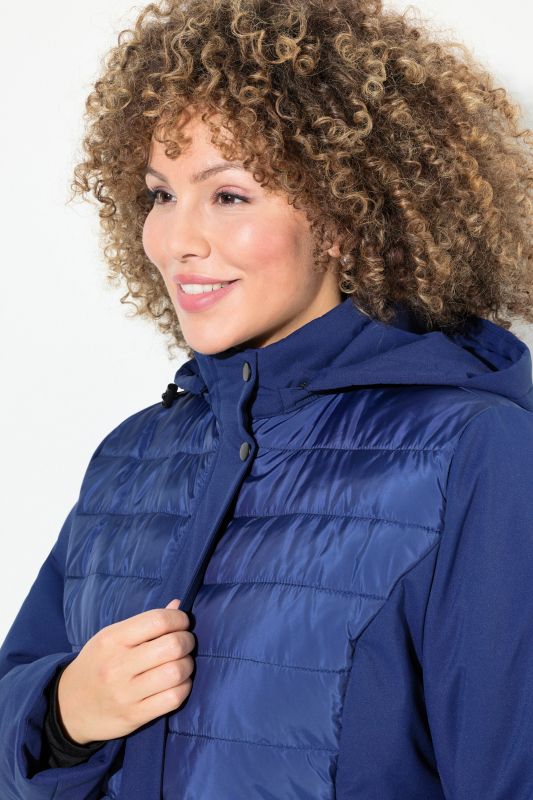 HYPRAR Mixed Texture Water-Repellent Jacket